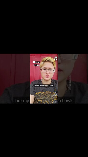 Human Declares Self as a hawk, so brave