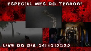 Testando vários jogos de terror!