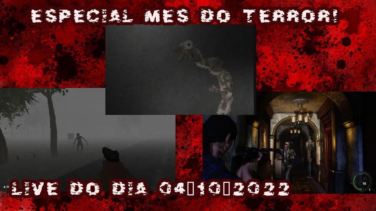 Testando vários jogos de terror!