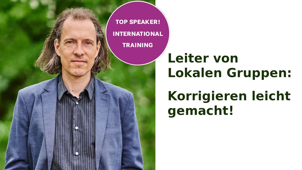 Leiter von Lokalen Gruppen: Korrigieren leicht gemacht!