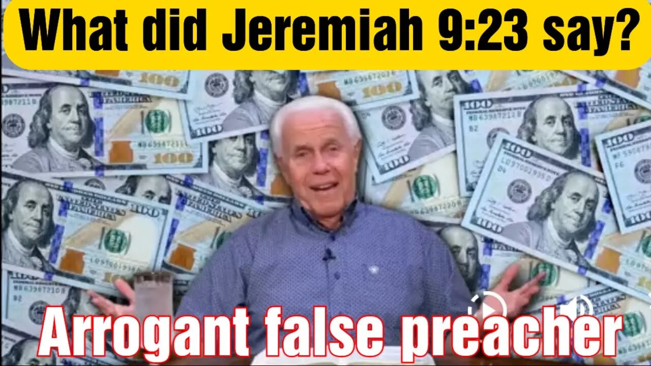 Jesse Duplantis, the most arrogant false preacher in the U.S