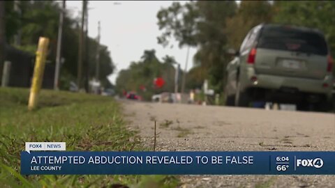 Girl reports almost being abducted, then admits she made it up