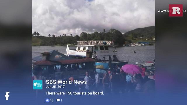 Tourist boat carrying 150 sinks in Columbia | Rare News