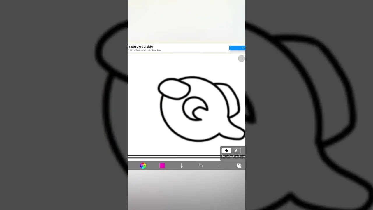 Drawing Alphabet Lore but Everyone is Sus | Q #shorts