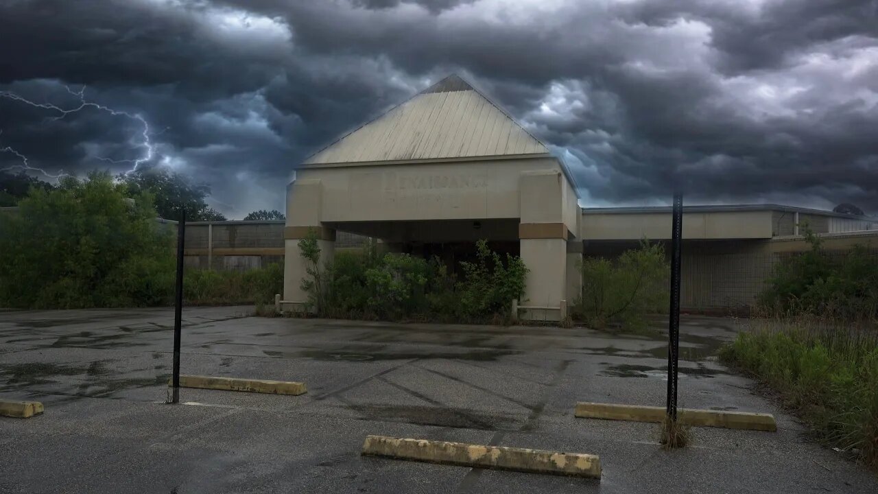 Exploring an Abandoned Hospital in a Tropical Thunderstorm