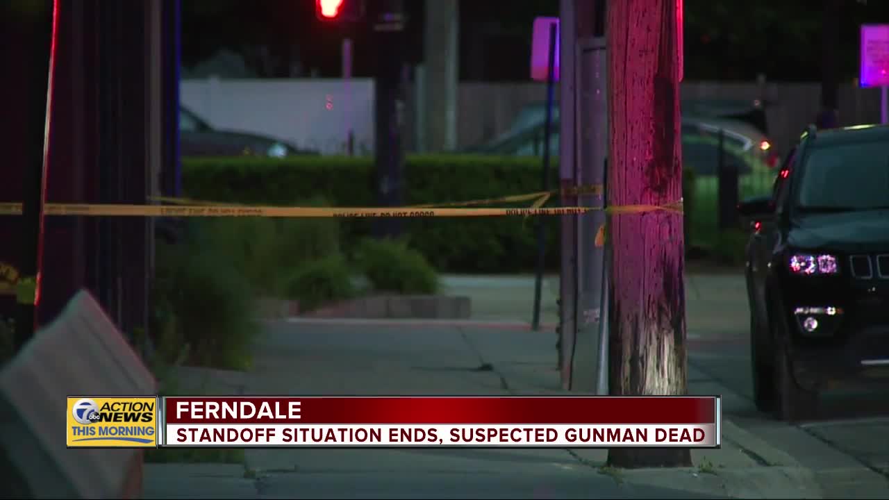 Standoff situation ends in Ferndale, suspected gunman dead