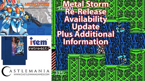 UPDATE! Metal Storm by IREM Coming Back via Retro-Bit - Pre-Orders Open, Pricing & Availability