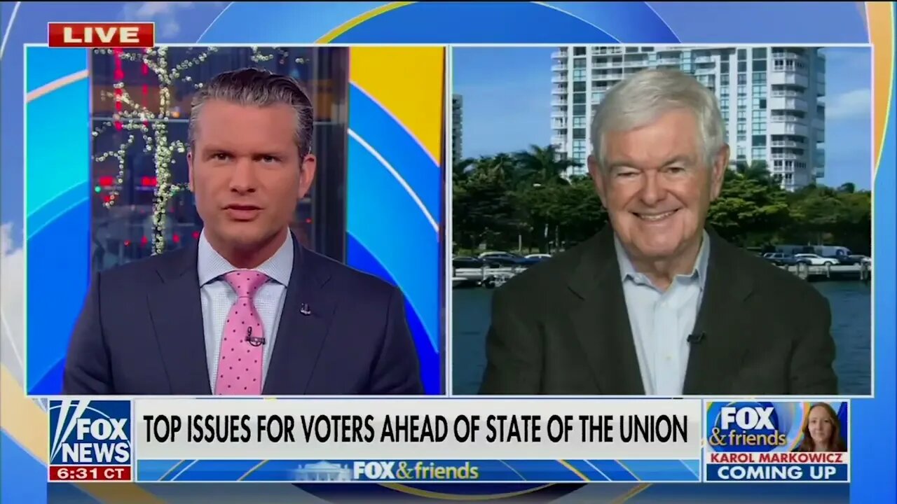 Newt Gingrich | Fox News Channel's Fox & Friends | Feb 6 2023