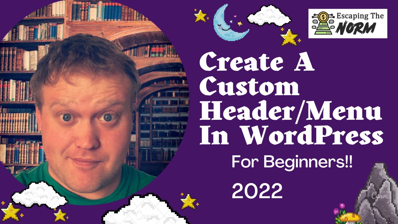 Create A Custom Header Menu In WordPress 2022 #009