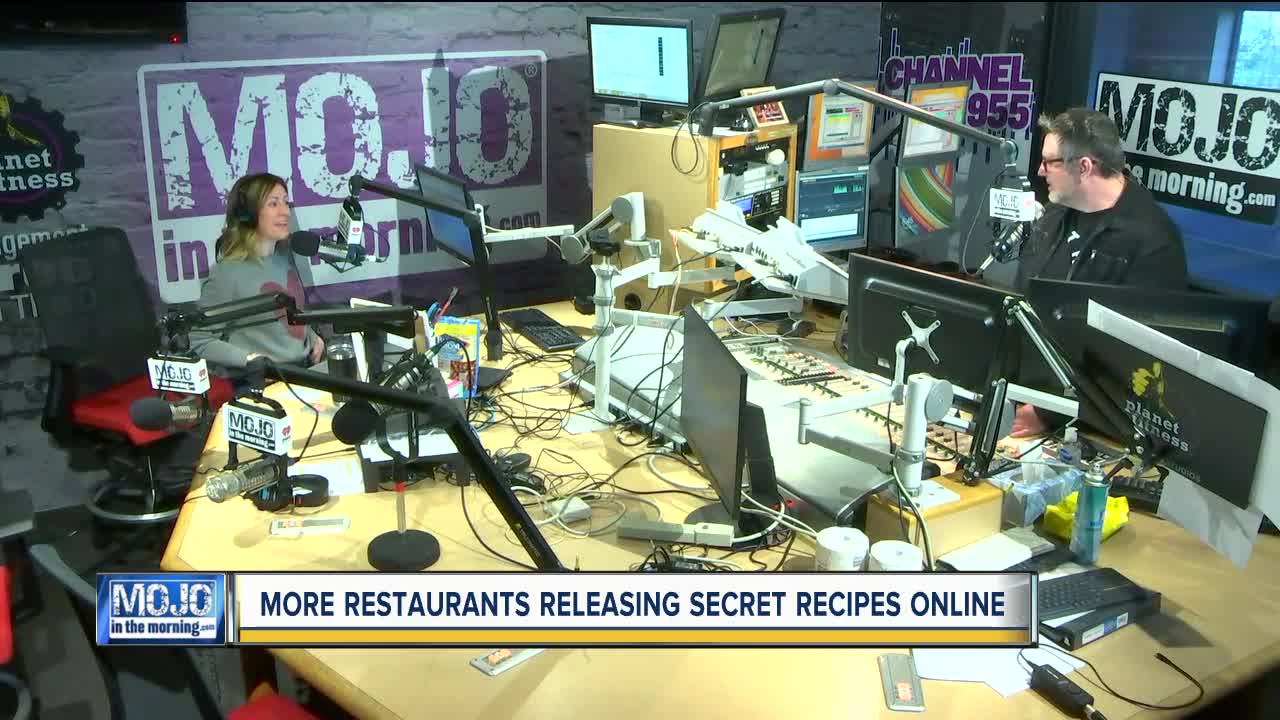 Mojo in the Morning: Restaurants releasing secret recipes