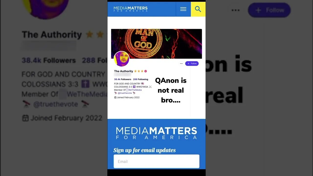 I am not a “QAnon Influencer.”