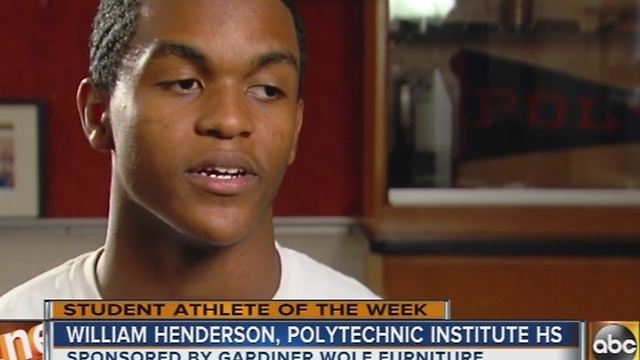 Student Athlete of the Week-- William Henderson