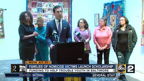 Families of homicide victims launch scholarship fund