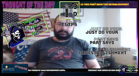 Just Do Your Part Says the Establishment (Explicit)