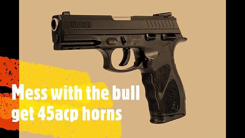 Taurus TH 45acp unboxing