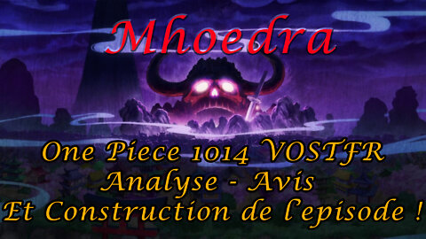 One Piece Episode 1014 : Analyse - Construction - Avis !