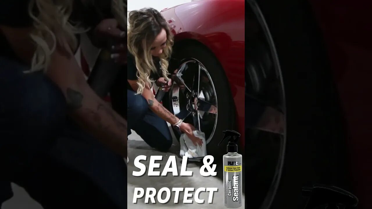 Corvette Chrome Wheel Perfection: Sealing and Protecting with FLITZ Ceramic Sealant