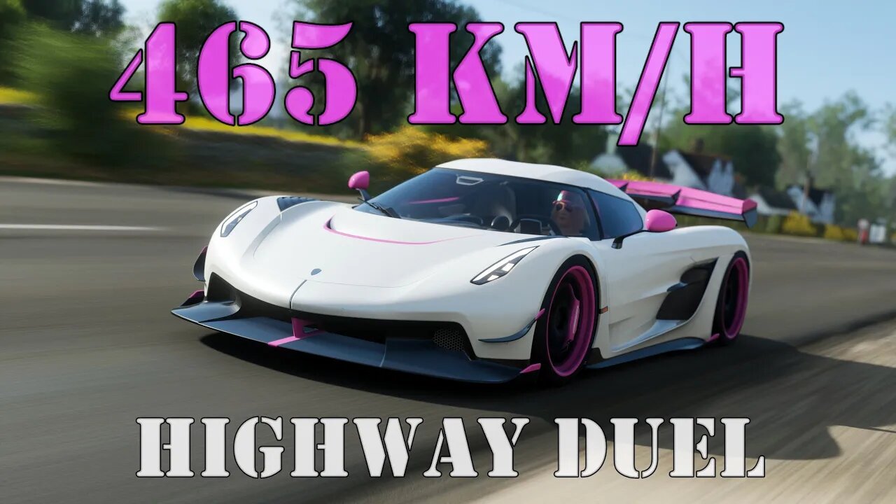 Forza Horizon 4 | Single Highway run/duel | Koenigsegg Jesko