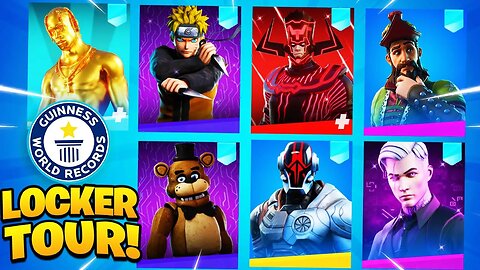 The 1 MILLION V-BUCK Fortnite LOCKER!