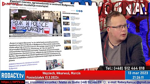 Poniedziałek - Wojciech Olszański obecny! Osadowski NPTV (13.03.2023)