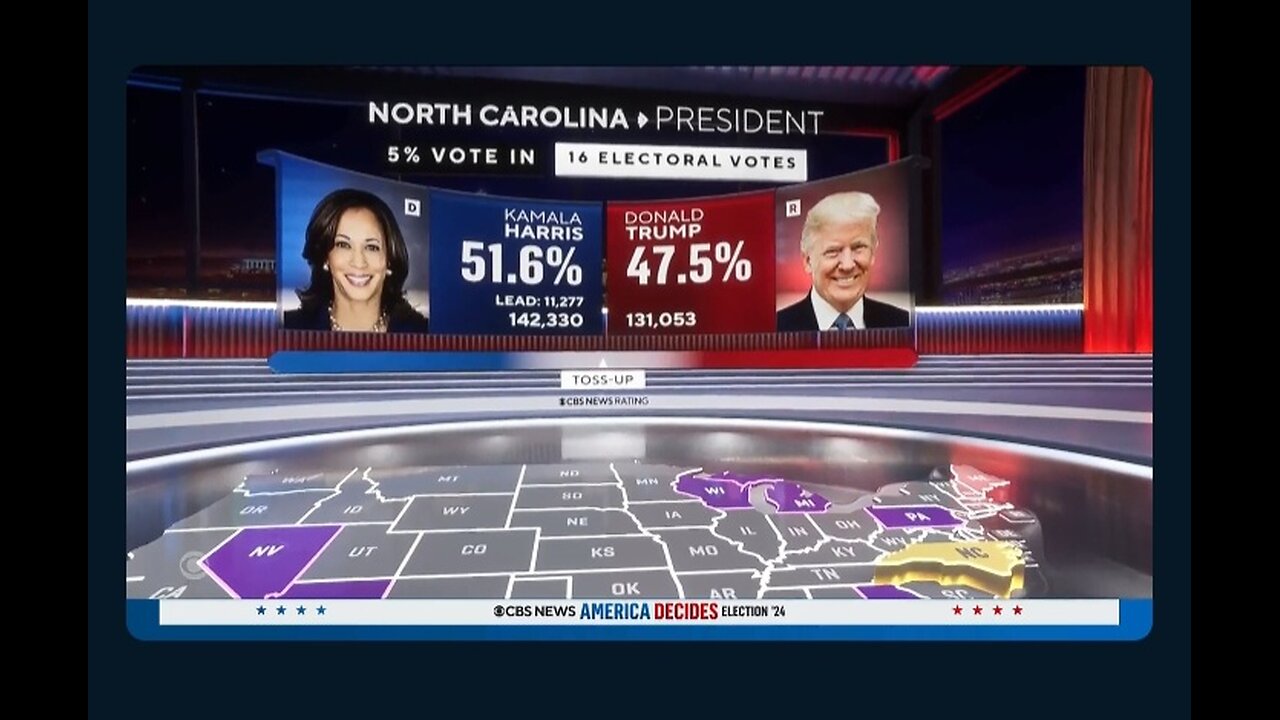 Trump wins Florida and 3 other states while Harris wins Massachusetts, Maryland, CBS News projects