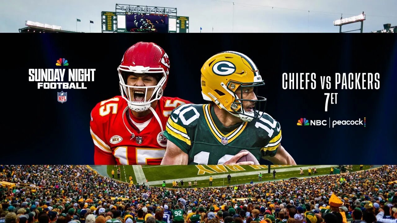 Dinner & Sunday Night Football: Chiefs @ Packers LIVE REACTION & COMMENTARY #snf #afc #nfc