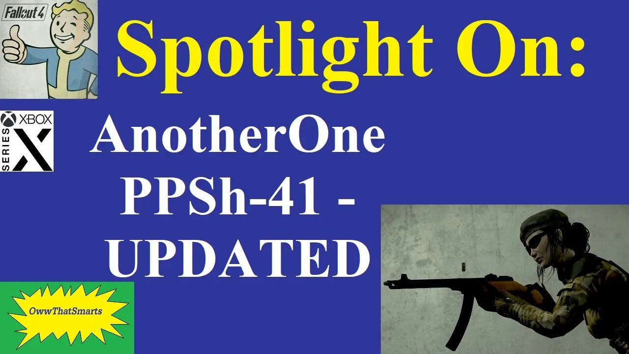 Fallout 4 (mods) - Spotlight On: AnotherOne PPSh-41 - UPDATED