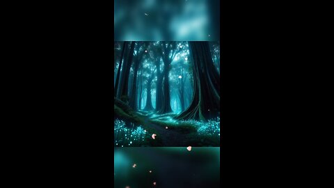 Luminescent Canopy: Journey through the Enchanted Forest