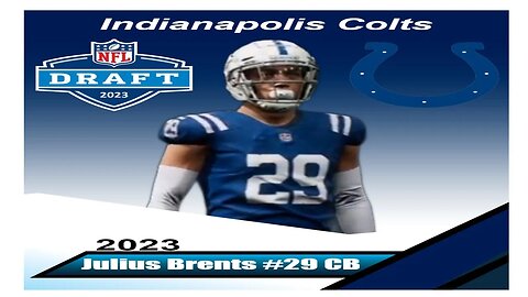 Madden 23 Julius Brents NFL Draft 23 Creation
