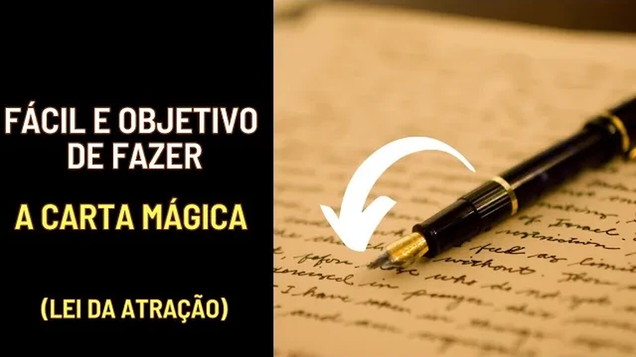 CARTA MÁGICA - (LEI DA ATRAÇÃO) MÉTODO SIMPLES E FÁCIL #leidaatração #espiritualidade #gratidão
