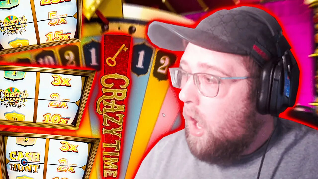FIVE TOP SLOT GAME SHOW ONE AWAYS ON CRAZY TIME... (INSANE)