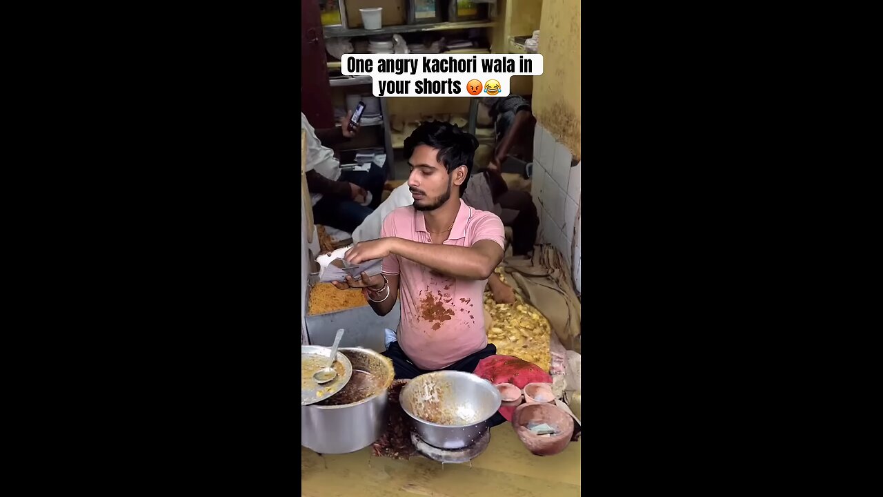 Angry kachori wala 😂😂😅