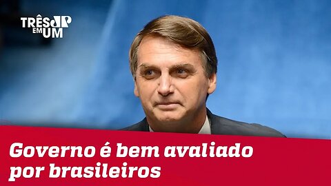 Governo Bolsonaro é bem avaliado por 39% dos brasileiros