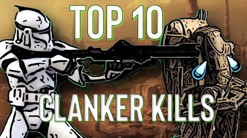 TOP 10 CLANKER KILLS - STAR WARS Battlefront 2