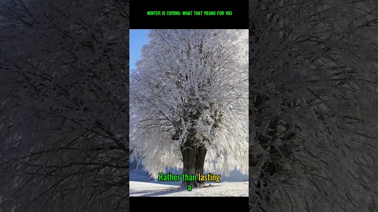 Winter is coming, Is that mean Ice Age near #shortvideo #season #climatechange #climate #iceage