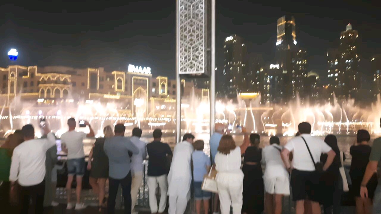 Burj Khalifa Water Mountain