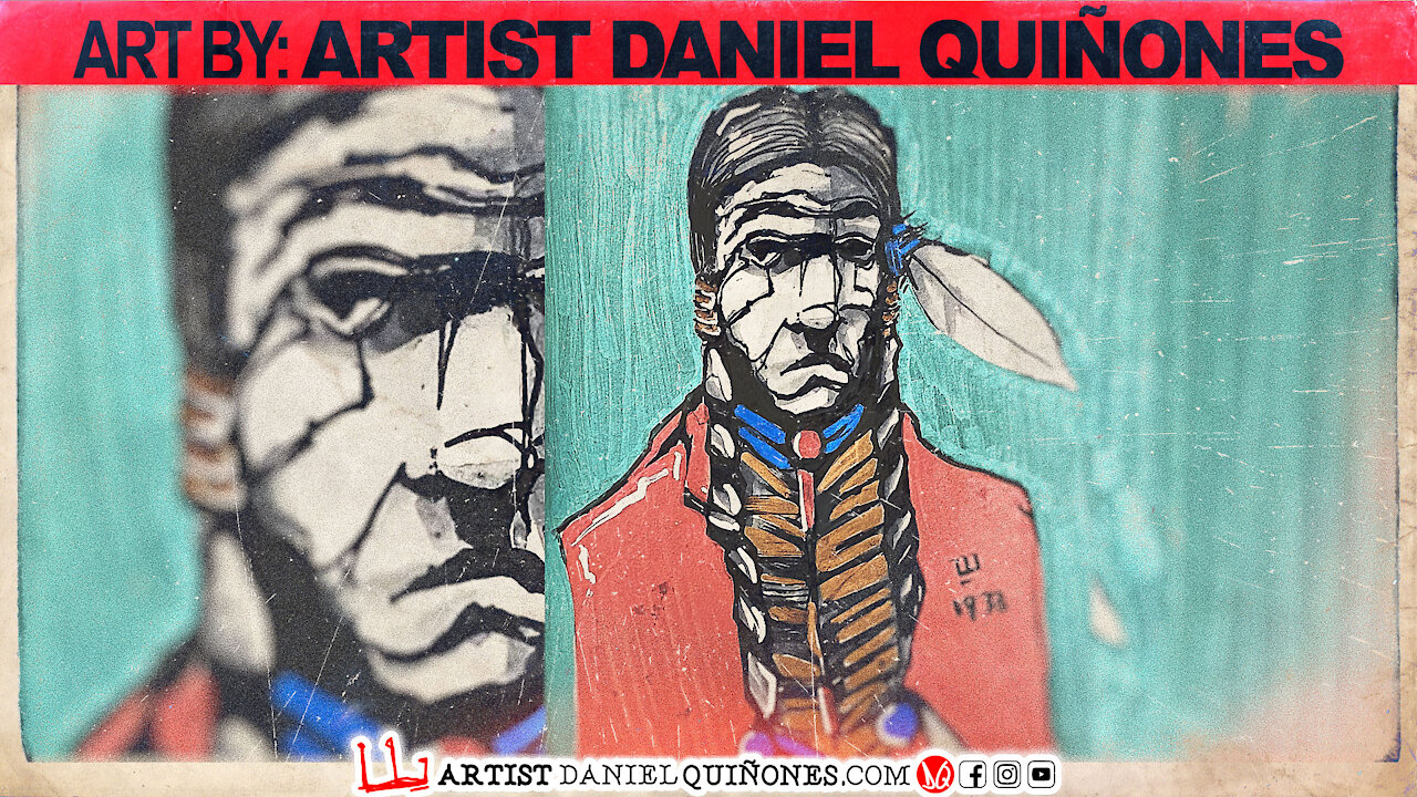 Native American Indian Art | Time-Lapse Drawing art VOL. 5 | - by Artist Daniel Quinones