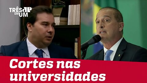 Maia alertou Onyx sobre repercussão de cortes nas universidades: ‘Vai atrapalhar o presidente’