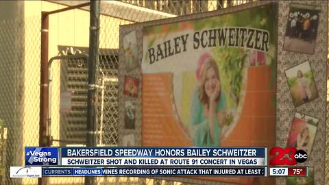 Remembering Bailey Schweitzer at the Bakersfield Speedway