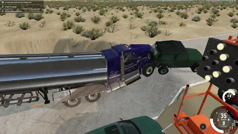 TruckFails | Cars vs Giant Pit #01 | BeamNG.Drive |TrucksFails