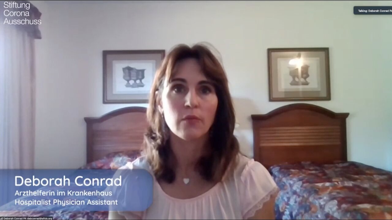 Deborah Conrad - Hospital Physician Assistant - Covid treatment and vaccine whistleblower