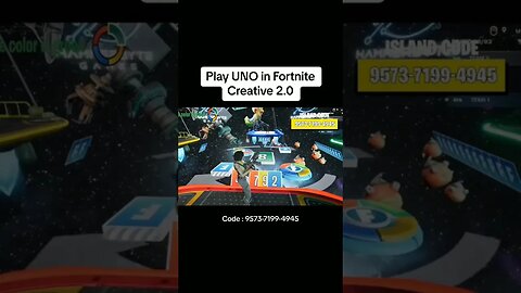 UNO no Fortnite Creative 2.0!!! #viral #fortnite #shorts 😱😱😱