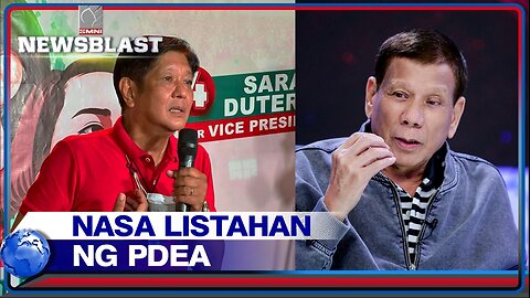 Marcos Jr., kasama sa drug list ng PDEA —Duterte