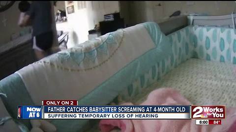 Father catches babysitter screaming at 4-month-old