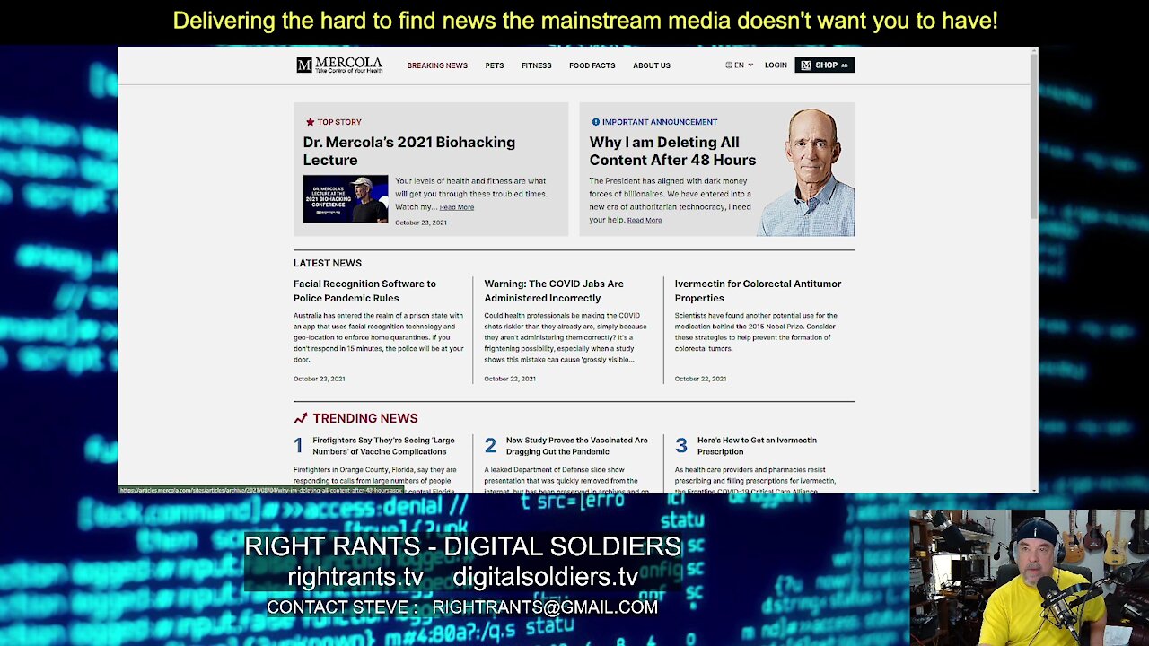 MERCOLA ARTICLES (CENSORED!)