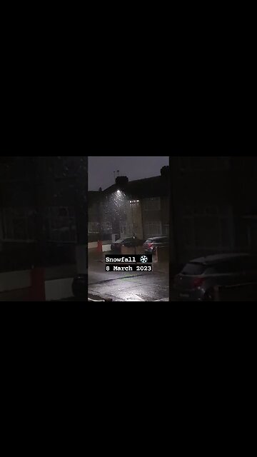 Snowfall Southall London 2023 #reels #shorts #bharatsamgi #Snowfall