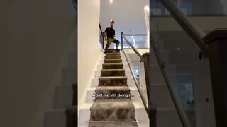 9 YEAR OLD ME AVOIDING THE STAIRS CARPET 😂 | Jeremy Lynch #Shorts