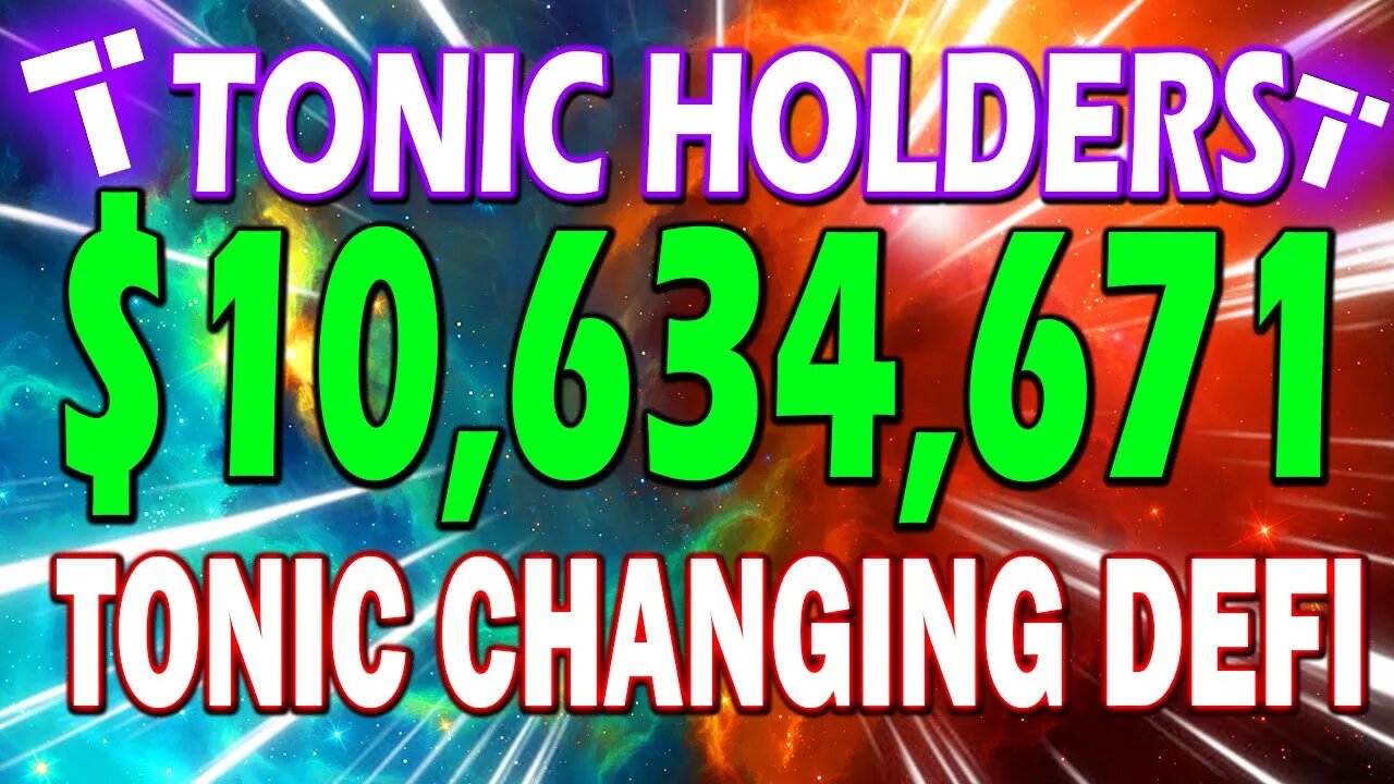 TECTONIC CRYPTO BREAKING NEWS!! $10,634,671🔥 TONIC COIN 400X RISE *URGENT UPDATE*