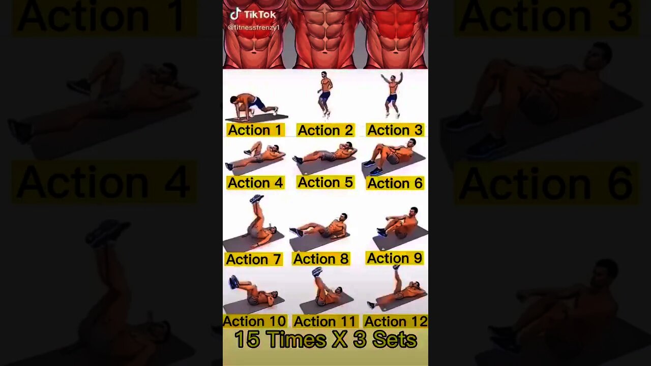 12 different home abdominal exercises for beginners with body weight