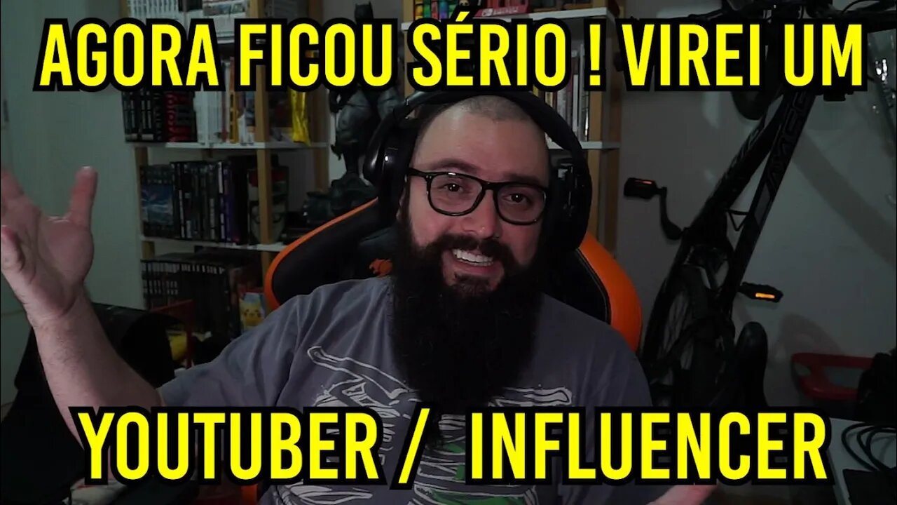 Agora Ficou Sério Virei Youtuber e Influencer !